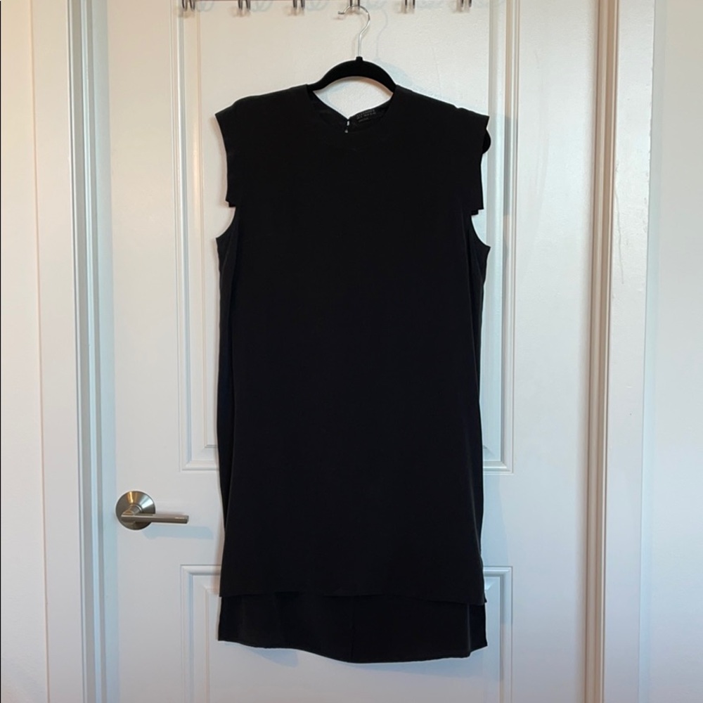 Allsaints Black Silk Dress